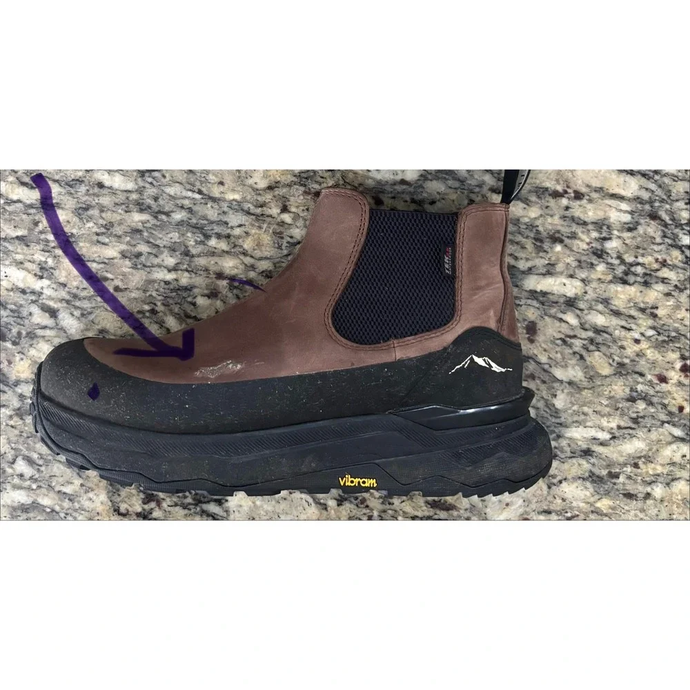 LL Bean Next Venture Chelsea Boots Mens 11.5 Brown Waterproof Vibram 525792